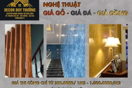 Dịch vụ thi công sơn hiệu ứng nghệ thuật chuyên nghiệp đẳng cấp